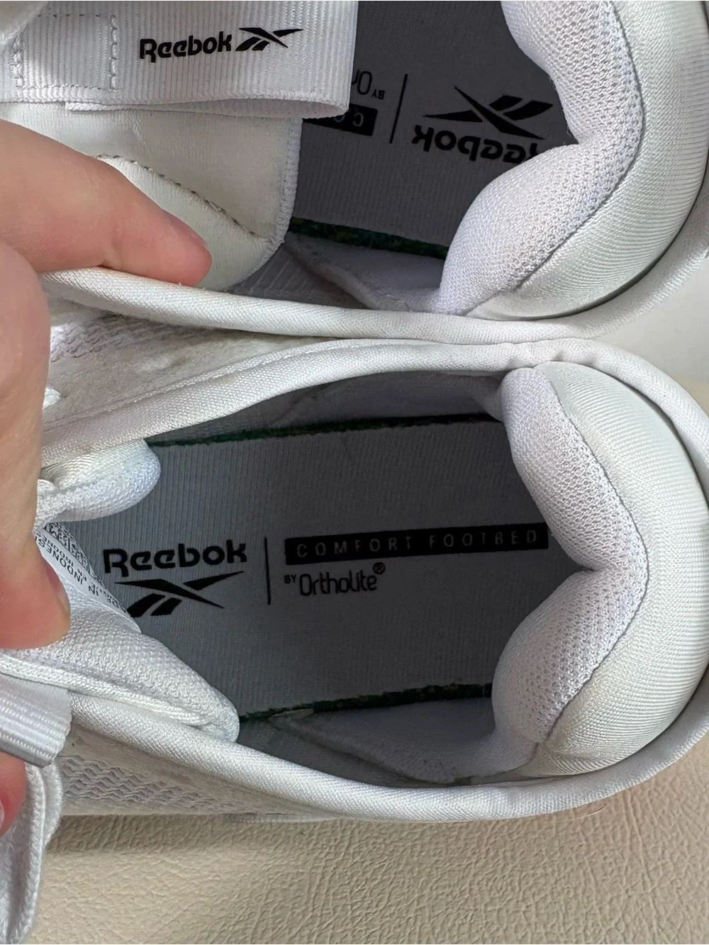 Reebok Zig Dynamica Colorful Sole White Mesh Breathable Athletic Running Shoe